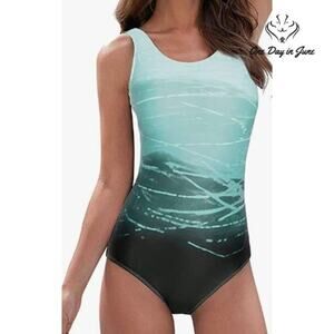 Celendi Athletic Cage Back One Piece Swimsuit Size S